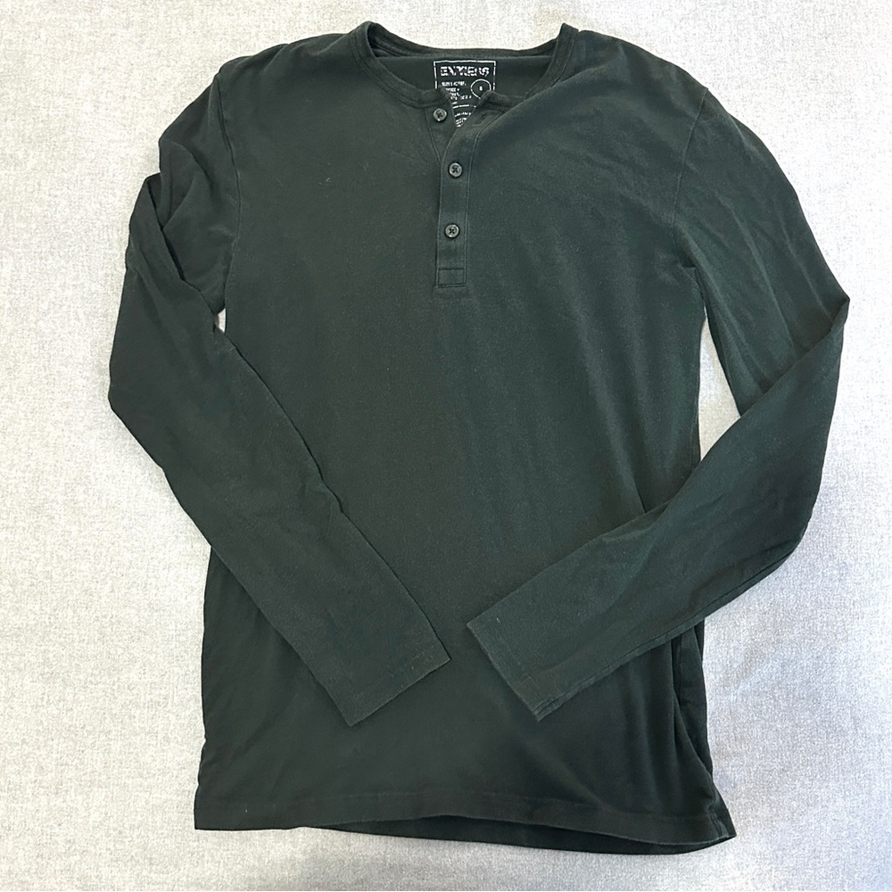 Express Size Small Two Basic Long Sleeves In Grey… - image 6